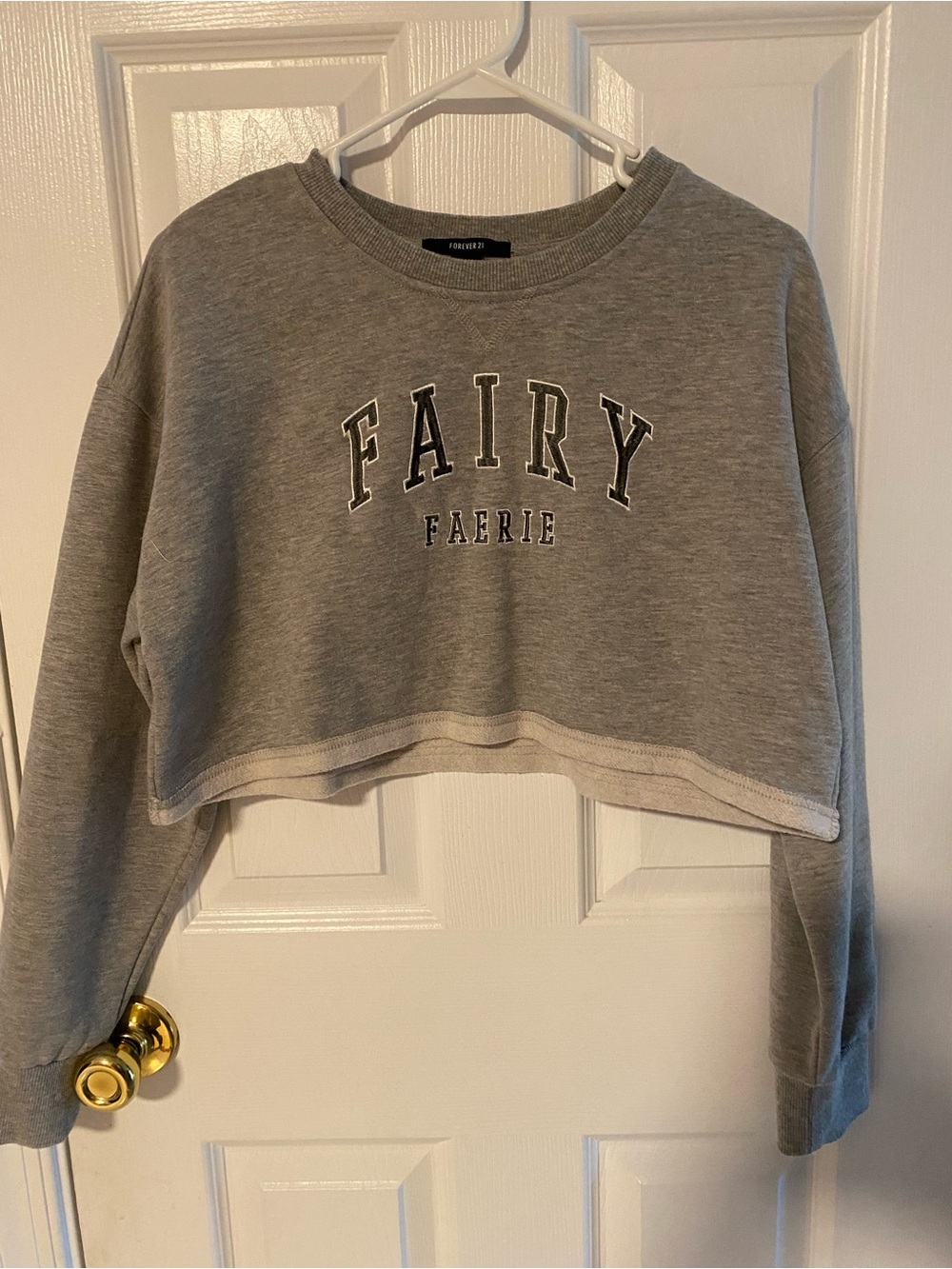 Fairy cropped sweatshirt by Forever 21
